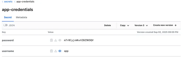 App Credentials in OpenBao
