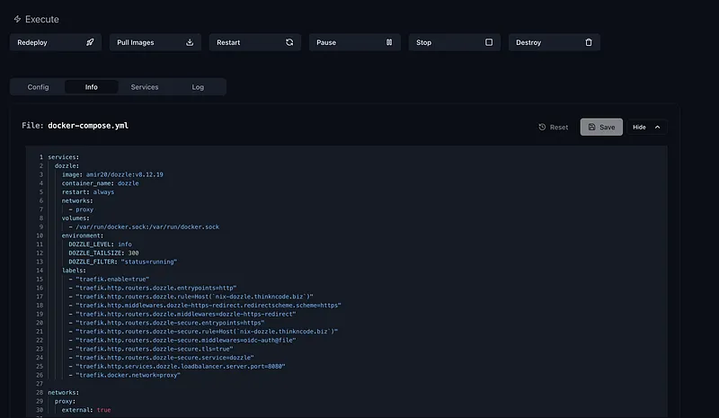 Dozzle Docker Compose